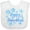 AA-White, variant on Inktastic Happy Hanukkah Blue Stars of David and Snowflakes Boys or Girls Baby Bib