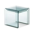 thumbnail image 5 of Explorer Nesting Table Clear Glass, 5 of 5
