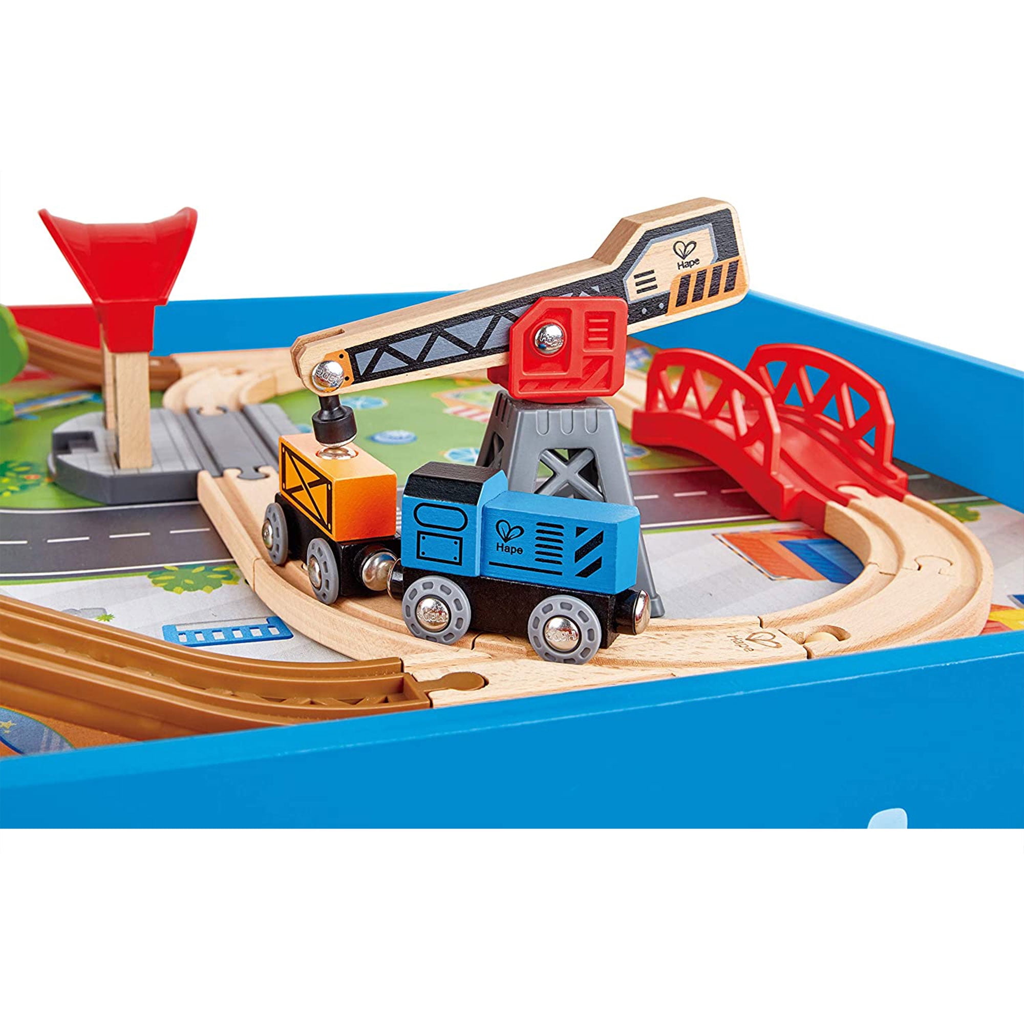 Wooden ride on train discount