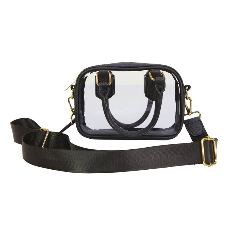 Hello Hobby Clear Handbag with Black Accents photo 3