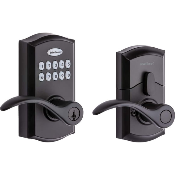 Palanca electrónica Kwikset SmartCode 955 Pembroke Matte Black