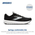 thumbnail image 2 of Brooks Men’s Revel 7 Neutral Running Shoe - Black/White - 9 Medium, 2 of 5