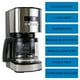 thumbnail image 5 of Cafetera Kenmore Cafetera de goteo de 12 tazas Filtro reutilizable Temporizador programable Pantalla digital Control de aroma Jarra de vidrio Filtro de agua de carbón Regular Negrita Acero inoxidable, 5 of 5