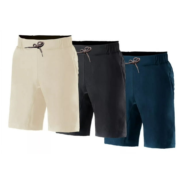 Bermuda Short Hombre Casual Sport Repelente Cierre Oculto