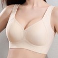 thumbnail image 5 of Squevariel Women Push Up Bra Solid Color Lightweight Bra Wireless Wide Strap Breathable Everyday Bra, 5 of 6