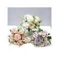 thumbnail image 4 of Dragonus Hydrangea Flowers Artificial Bouquet Silk Bloom Fake Peony Home Wedding Decor, 4 of 4