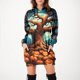 thumbnail image 1 of WILLBEST Vestidos de Algodon para Mujer, Vestido Cómodo para Mujer, Vestido Estampado Vintage, Sudaderas de Manga Larga, Vestidos Midi de Manga Larga con Bolsillos Extra Grande, 1 of 3