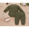 thumbnail image 3 of EIMELI Toddler Baby Boy Girl Fall Clothes Romper Tops Pants Set Outfit, 3 of 6
