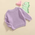 thumbnail image 5 of Douhoow Autumn Toddler Sweater Boy Girls Candy Color Knitted Pullover 0-5 Years, 5 of 8