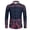 Cthulhu Octopus, variant on Nautical Octopus Graphic Shirt for Men Athletic Shirt Workout Casual Blouse Long Sleeve Tops Hawaiian Nautical Shirts Men's Breathable V-neck Travel T-shirt Ocean Squid Lovecraft Tees