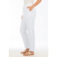 thumbnail image 3 of Roaman's Women's Plus Size Petite Plus Size Easy-Wear Straight Leg Jean, 3 of 5