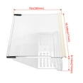 thumbnail image 3 of Kojem WP 2188664, Frigidaire Crisper Pan Drawer Bin, Replacement Fit for Whirlpool, Kenmore, Maytag, Refrigerator, Clear Crisper Pan Bottom Drawer, 3 of 13