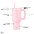 thumbnail image 2 of Vaso Simple Modern Trek de 900 ml con asa y tapa con pajita de acero, 2 of 6