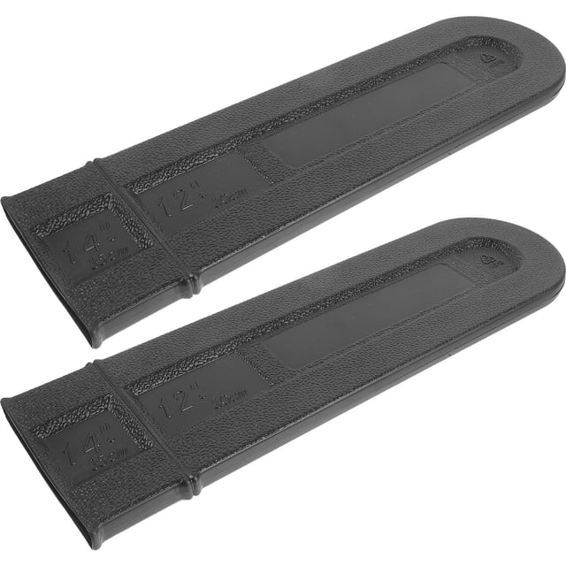 CTIRCHIU Chainsaw Guide Bar Protective Cover 2Pack Durable Plastic for Chainsaw Safety 35.5x9.9cm
