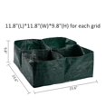 thumbnail image 2 of Raised Garden Planter Fabric Bed, 4 Divided Grids Durable Square Planting Grow Pot For Suitable For, 2 of 5