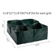 thumbnail image 2 of Raised Garden Planter Fabric Bed, 4 Divided Grids Durable Square Planting Grow Pot For Suitable For, 2 of 5