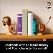 LEGO Disney and Pixar Toy Story Slinky Dog Bookends - Building Set for Adults, Ages 18+ Disney Gifts for Fans - Bedroom, Shelf or Office Decor - 43301