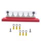 thumbnail image 3 of Bloque de distribución de energía, barra colectora ignífuga DC 12-48V 150A para barco, yate, marino Rojo kusrkot Bloque de distribución de energía, 3 of 8