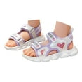 thumbnail image 4 of Tkrady Girls Sandals Summer New Casual Soft Sole Breathable Fashion Outdoor Sandals, Sizes 3-12 Years, 4 of 7