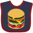 thumbnail image 3 of Inktastic Hamburger Lover Boys or Girls Baby Bib, 3 of 4