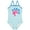 Aqua blue, variant on Barbie UV Protection Bathing Polyester, One-Piece Swimsuit (Girl's)
