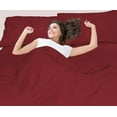 thumbnail image 6 of Clara Clark Premier 1800 Microfiber Collection 3-Line Bed Sheet Set, Cal King Size, Burgundy Red, 6 of 8