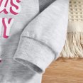 thumbnail image 4 of Vedolay Cute Tops for Girls Fashion Sweatshirts with Pocket Long Sleeve Top for Kids,Gray 18-24 Months, 4 of 5