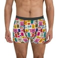 thumbnail image 2 of Bingfone Cute Doodles Men's Underwear - Casual Stretch Boxer Briefs-, 2 of 7