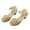 Gold, variant on Xfvqtps Girls Heels Princess Shoes Rhinestone Sparkling Closed Toe Heels Ankle Strap Pendant Dance Wedding Party Spring Summer Dress Pump Shoes Gold