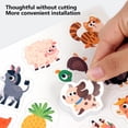 thumbnail image 4 of Washable Cloth Book For Babies Green Cotton Early Learning English Alphabet Literacy Educational Toy Tear Proof Handheld, 4 of 9