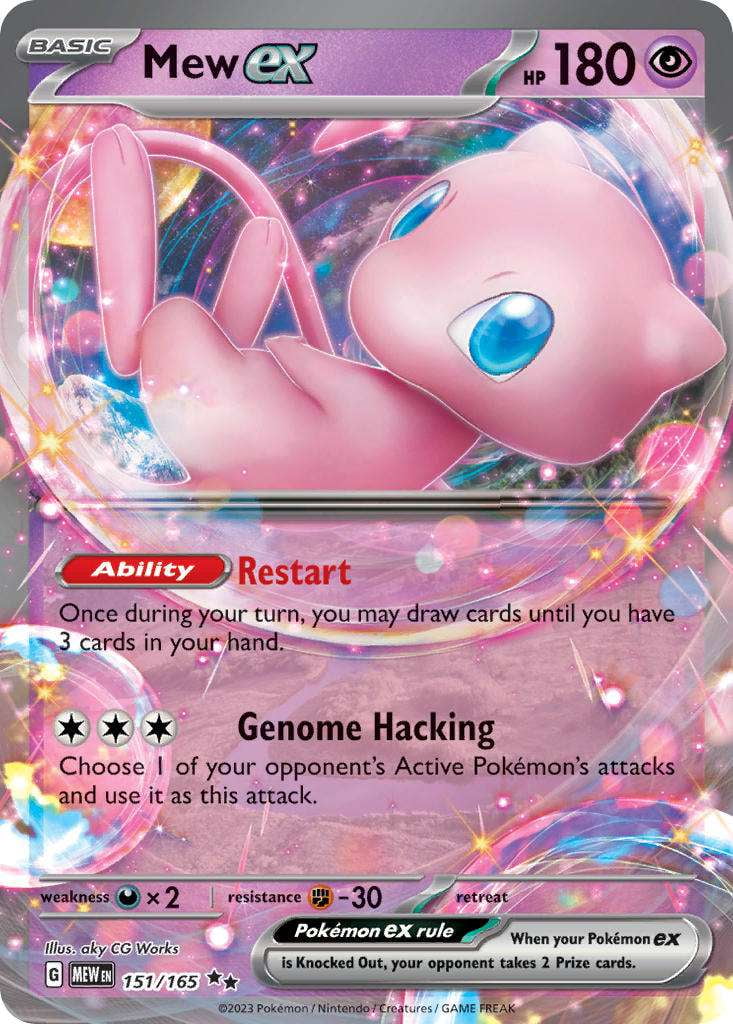 metal mew pokemon card Is the a normal Mew ex 205/165 card as well as the metal card in the 151 set? : r/PokemonTCG