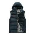 thumbnail image 4 of LpwkSSA Men's Winter Heated Vest Double Control 6 Districts Heated Cotton Down Jacket Top with Usb Charging Zipper Open Close Sleeveless Causal Fashion Blouse Blue XXXL, 4 of 4