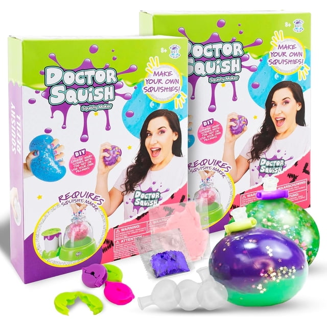 Paquete de recarga Squishy Party Doctor Squish Squishy Maker, paquete de 2