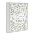 thumbnail image 2 of Stupell Industries Cottage Curved Ivy Sprigs Greenery White Framed Giclee Art, 24 x 24, by SD Graphics Studio, 2 of 8