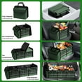 thumbnail image 3 of Car Trunk Organizer,Heavy Duty Collapsible Car Trunk Storage Organizer, with Insulated Leakproof Cooler Bag Car Cargo Trunk Organizer with Lid, 3 Compartments, with Straps For Car Suv/Jeep/Sedan, 3 of 7