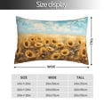 thumbnail image 2 of Vsdgher Sunflower Field Bliss Pillow Cases, Pillow Covers - suit sofa or office-16"x24", 2 of 6