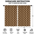 thumbnail image 2 of Blackout Kids Curtains,Paw Prints Childrens Insulated Curtains Set Of 2,Bedroom Essentials,Toddler Room Decor 52x84in(132x213cm), 2 of 4