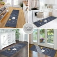 thumbnail image 6 of Yayeee Runner Rug for Bedroom 2'x6' Machine Washable Hallway Non Slip Mat, White Cat Planet, 6 of 8