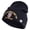 Navy, variant on U.S. Army 48th Infantry Brigade Combat Team Logo Embroidered 12 Inch Solid Knit Cuff Long Beanie Made in USA - Black OSFM