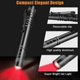 thumbnail image 3 of 2 Pcs Red Light Flashlight Red LED Flashlight Pen Light Bright Torch for Night Astronomy Aviation Observation Turtle Safe Beach, 3 of 6