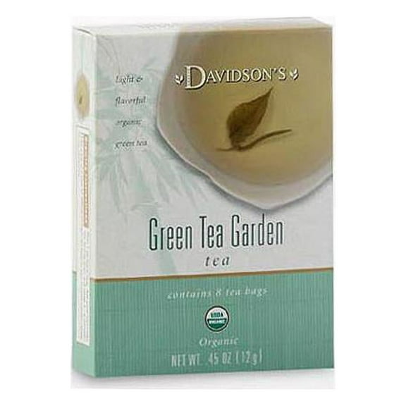 Davidson Organic Tea 2232 Green Tea Garden Tea- Box of 8