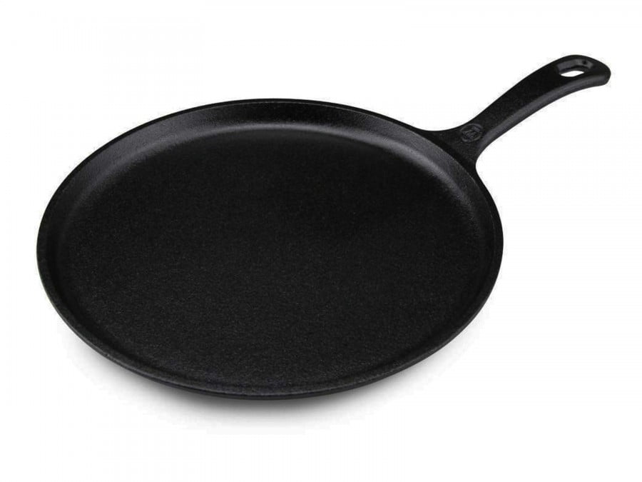 Westinghouse Cast Iron Seasoned Round Griddle, 10.5-Inch