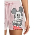 thumbnail image 4 of Mickey Mouse Juniors' Graphic Pull-On Shorts, 4" Inseam, Sizes XS-3XL, 4 of 5