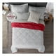 thumbnail image 3 of Colcha Doble Vista, Ideal para todo el año 1 Pieza Real Textil (Gris/Rojo, Queen Size), 3 of 6