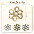 thumbnail image 2 of Topboutique Jeans Button 8 Sets Flower Waist Tightener Adjustable Waist Buckle Extender Set Detachable Pant Waist Tightener No Sewing Waistband Tightener for Loose Jeans, Pants, Skirts, 4 Colors, 2 of 7