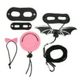 thumbnail image 1 of Reptile Harness and Leash Adjustable Lizard Traction Rope Hat Bowtie Set for Small Pet Animals(Pink Hat Set Leash L), 1 of 9