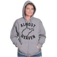 thumbnail image 4 of West Virginia Almost Heaven Vacation Unisex Fleece Graphic Zip Up Hoodie Brisco Brands 2X, 4 of 5