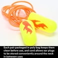 thumbnail image 5 of 3M 33 dB Disposable Polyurethane Foam Ear Plugs Yellow 200 pair, 5 of 9