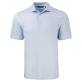 thumbnail image 2 of Men's Cutter & Buck  Powder Blue New Orleans Saints Pike Eco Diamond Dot Print Recycled Big & Tall Polo, 2 of 3