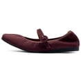 thumbnail image 2 of Ollio Women's Shoes Basic Mary Jane Elasticated Square Toe Ballet Flat F17340, 2 of 6